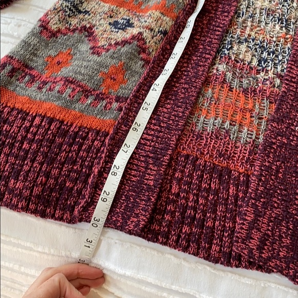 NWT Fall Colors Patterned Cardigan - Picture 8 of 9